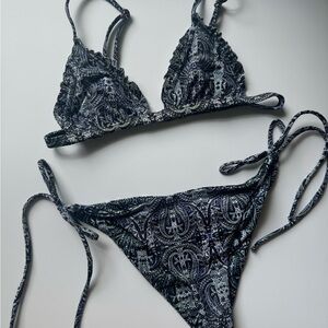 Beach Riot Paisley Bikini